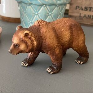 Vintage Schleich Brown Grizzly Bear Retired Figurine❤️